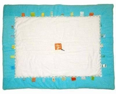 Label Label  boxkleed blauw - wit